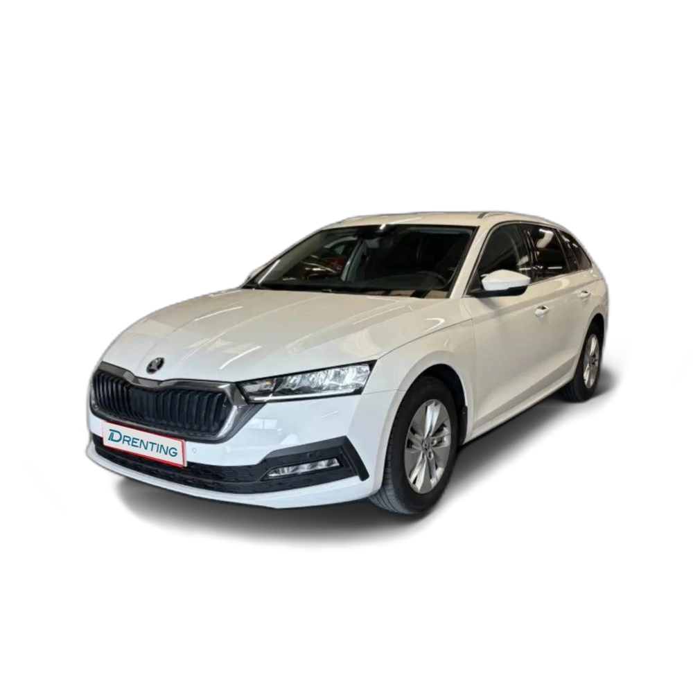 Renting Skoda Octavia Combi 1.0 TSI MHEV Ambition DSG 81kW Blanco 1