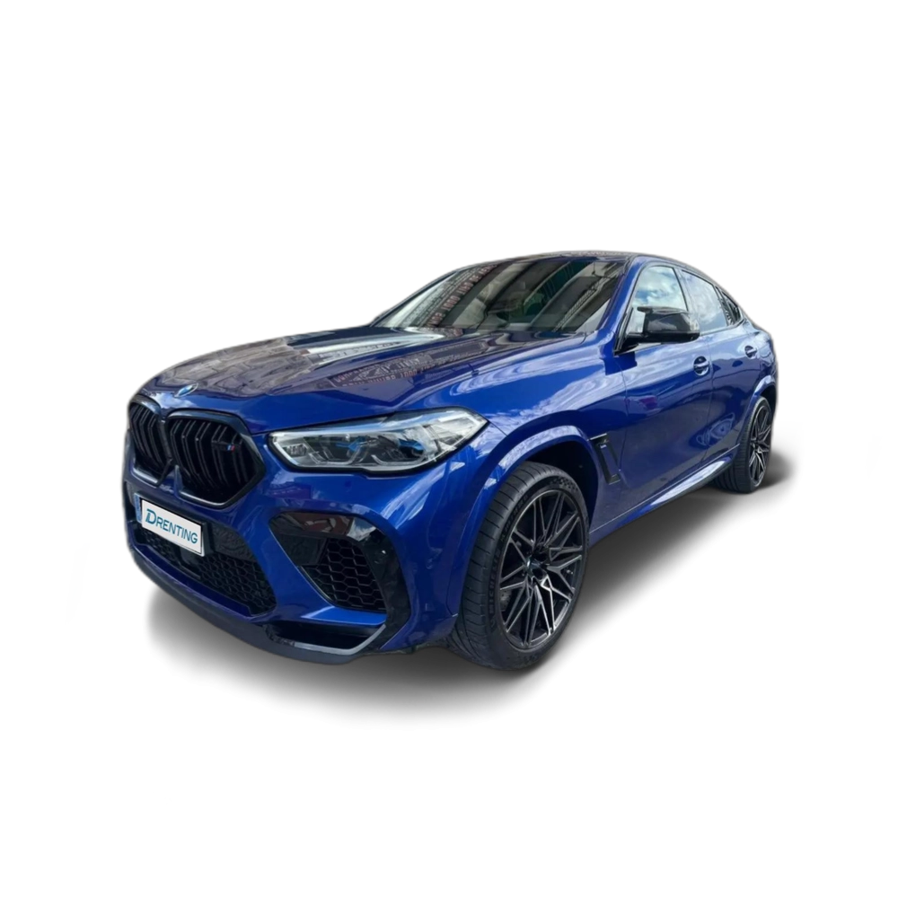 Renting BMW X6 M Competition Azul