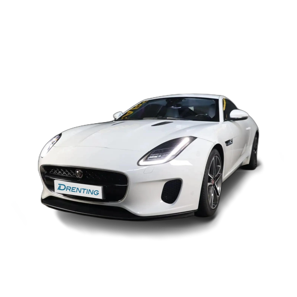 Renting Jaguar F-Type Coupé 3.0 V6 Aut. 340 Blanco