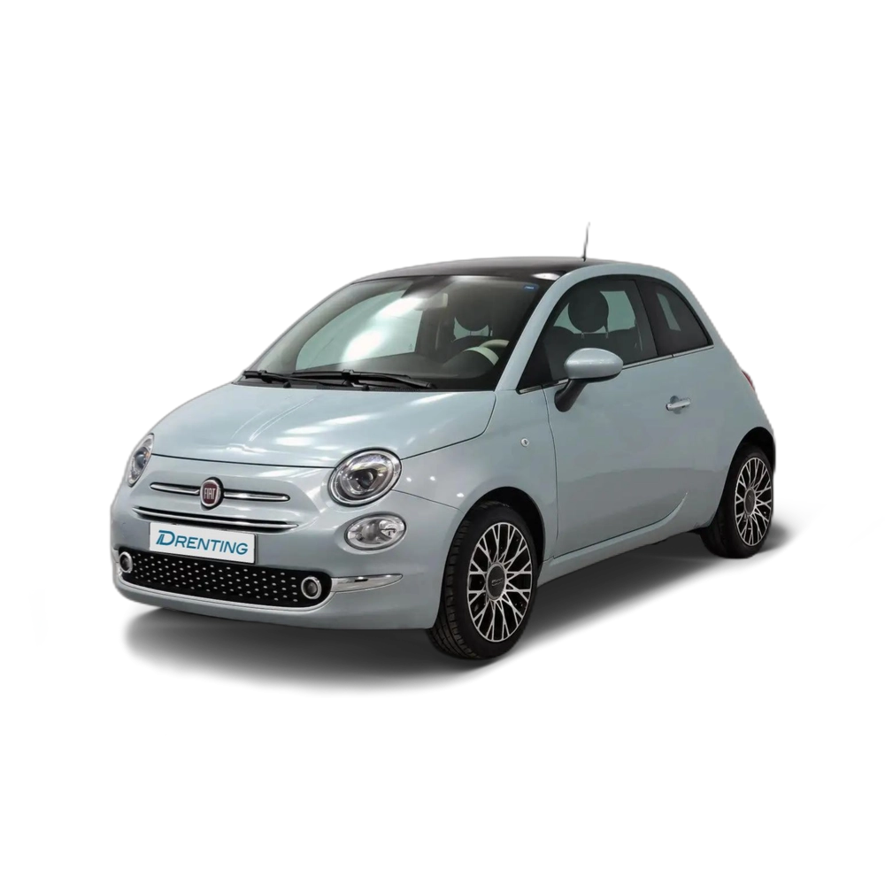 Renting Fiat 500 Monotrim 1.0 Hybrid 51KW (70 CV) Verde