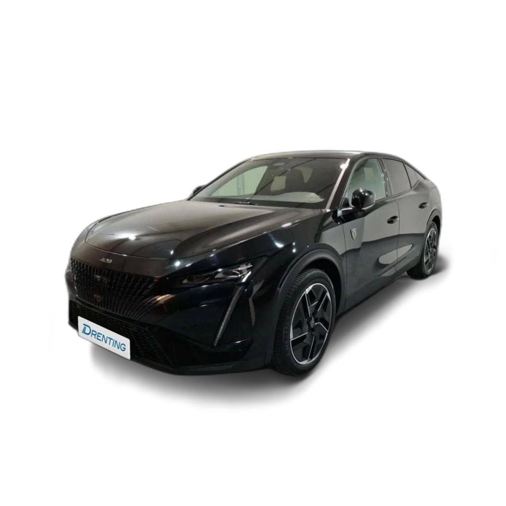 Renting Peugeot 408 PHEV 225 e-EAT8 GT Negro