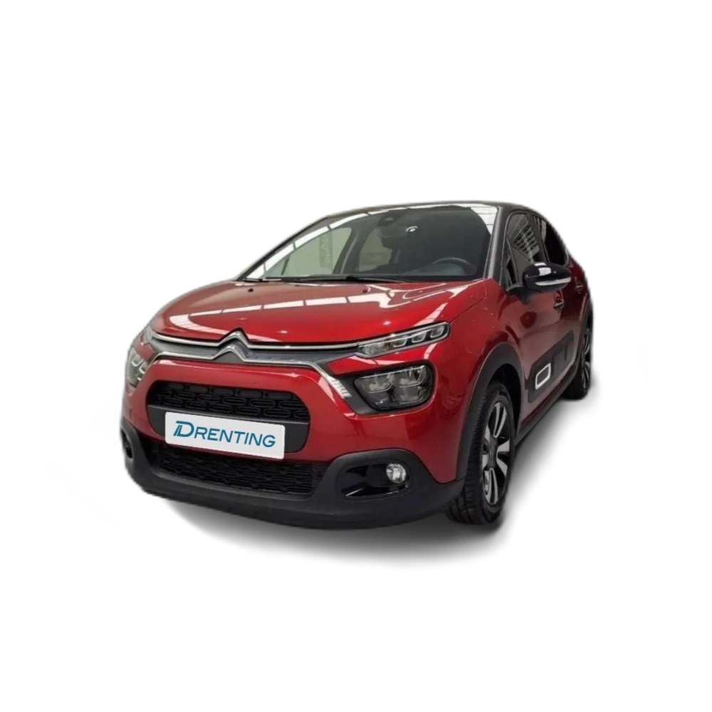 Renting Citroen C3 PureTech 60KW (83CV) Shine Rojo