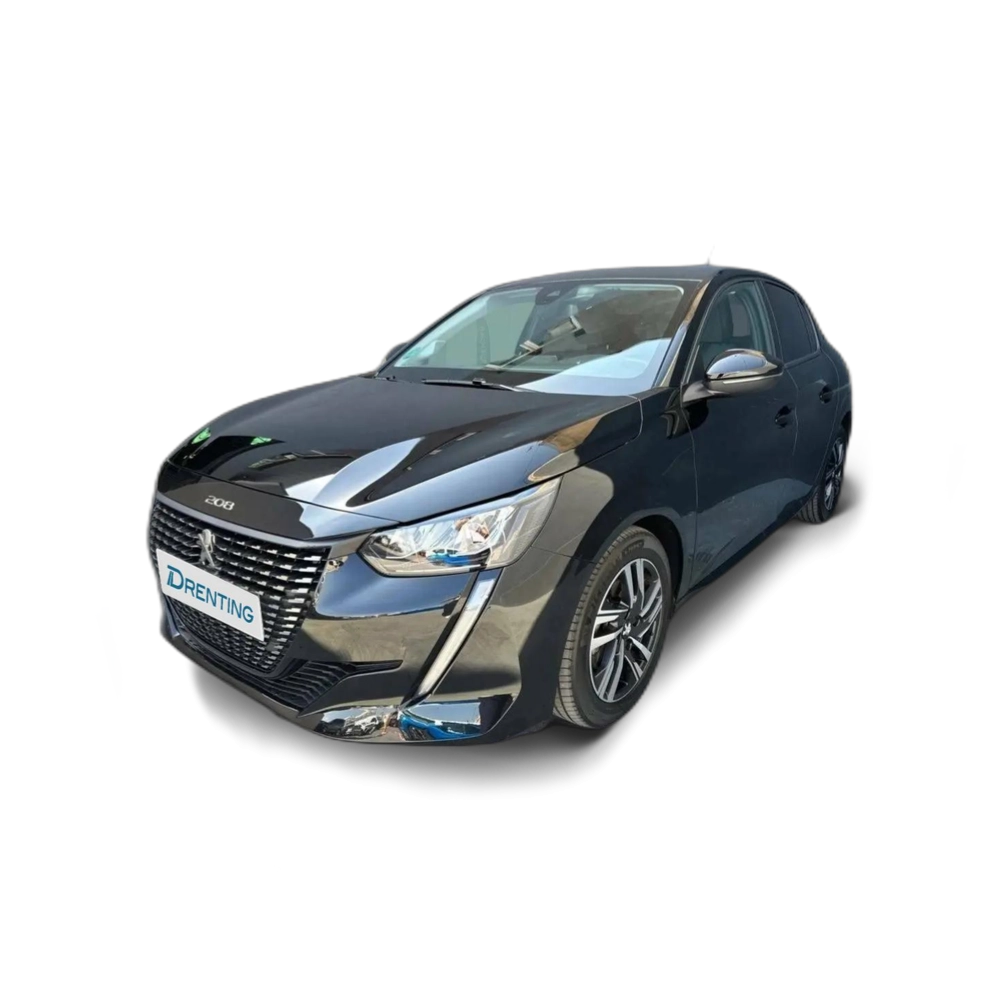 Renting Peugeot 208 PureTech 73kW (100CV) Allure Negro