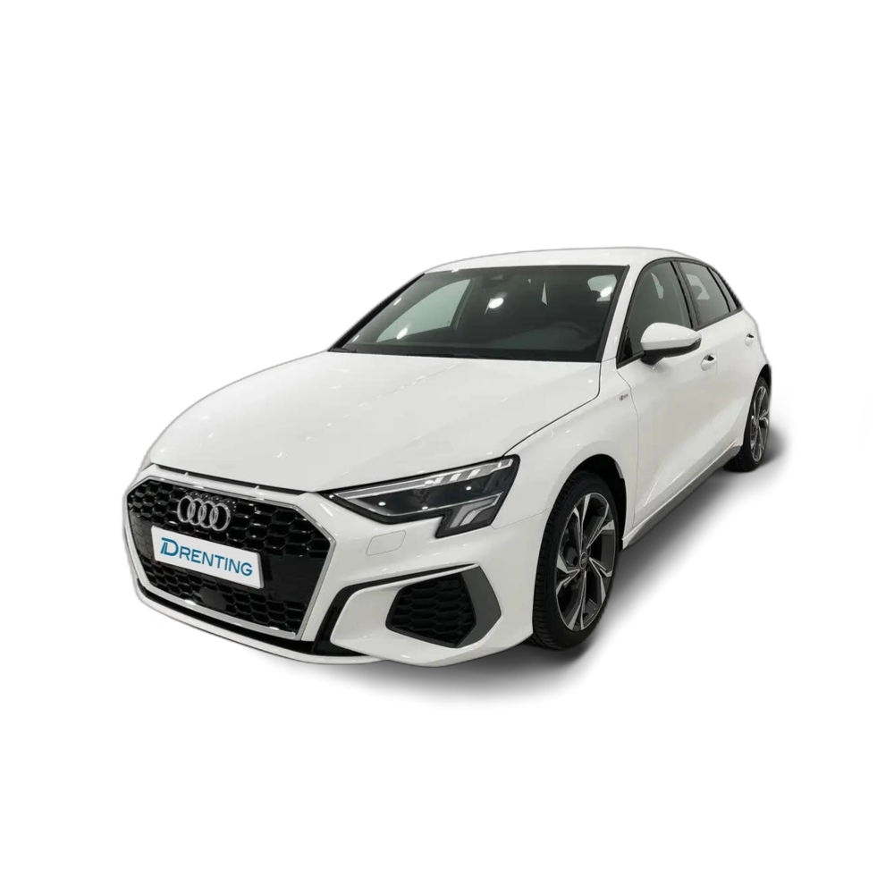 Renting Audi A3 Sportback 30TDI S line S tronic Blanco