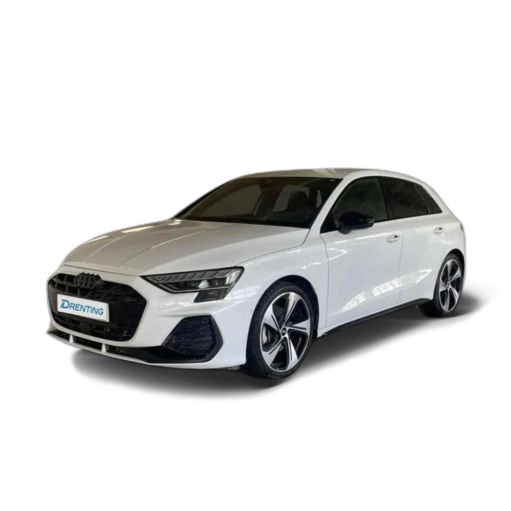Renting Audi A3 Sportback 35 TDI Black line edition S tronic Blanco 1