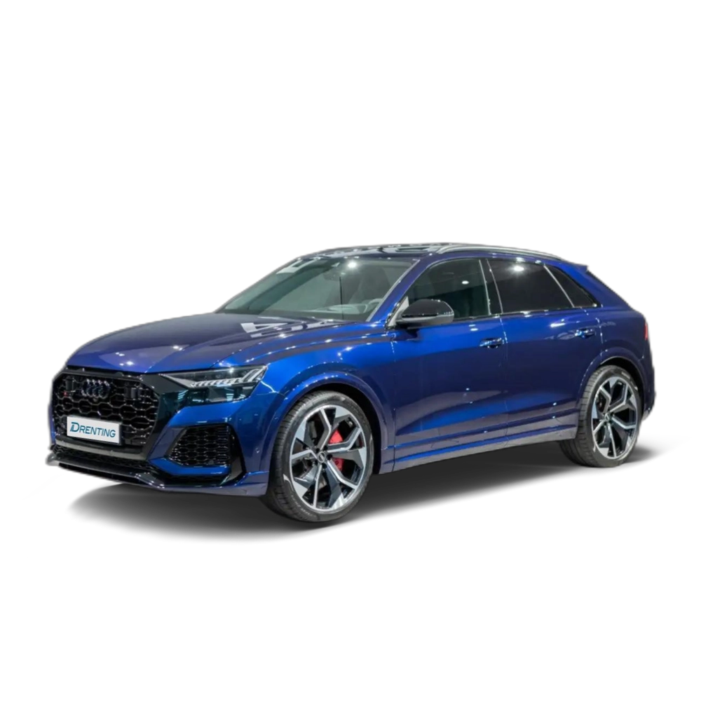 Renting Audi RS Q8 TFSI quattro tiptronic Azul 1