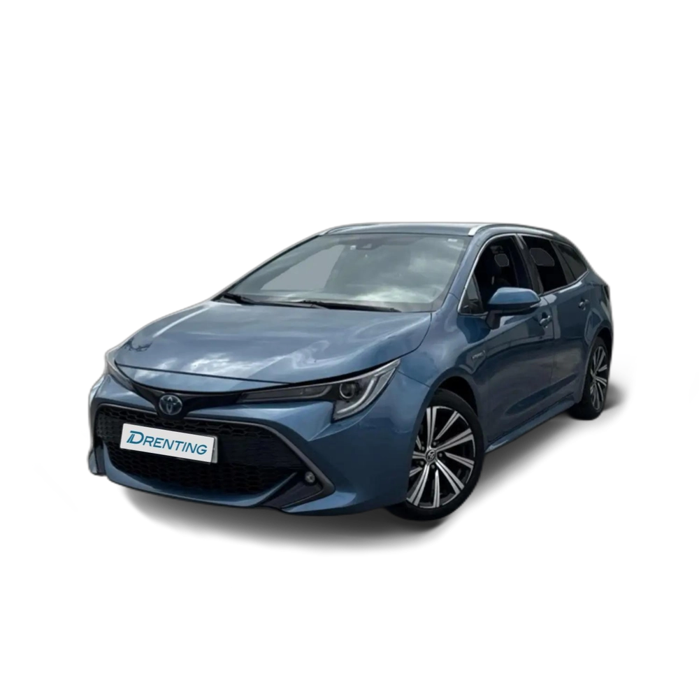 Renting Toyota Corolla Touring Sports 125H Style Azul