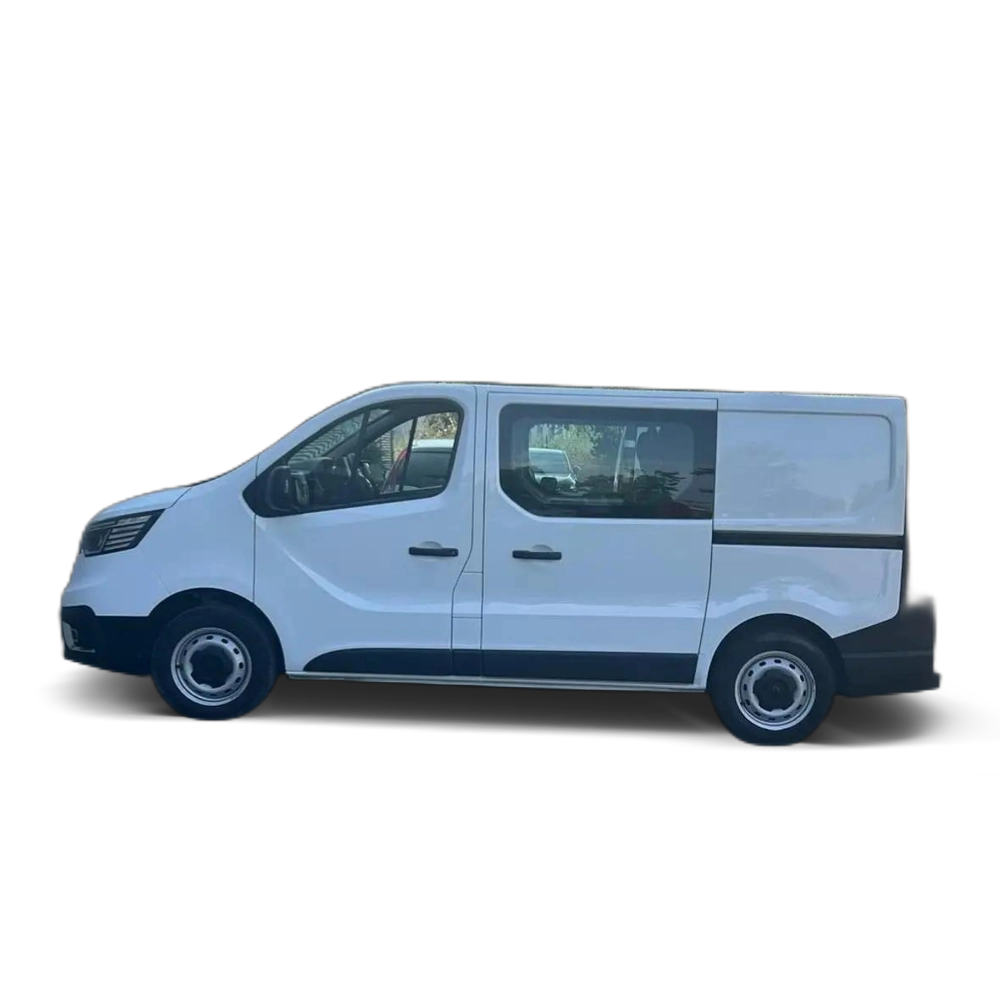 Renting Renault Trafic Furgón Doble Cabina L1 BluedCi 96kW Blanco