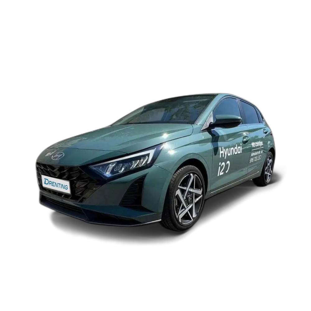 Renting Hyundai i20 1.0 TGDI Tecno 48V 100 Verde