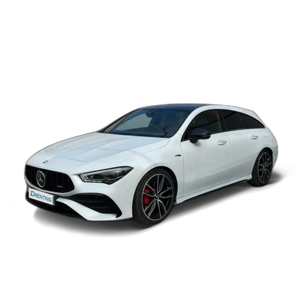 Renting Mercedes-Benz CLA 35 AMG Shooting Brake Speedshift 4Matic+ 8G-DCT Blanco