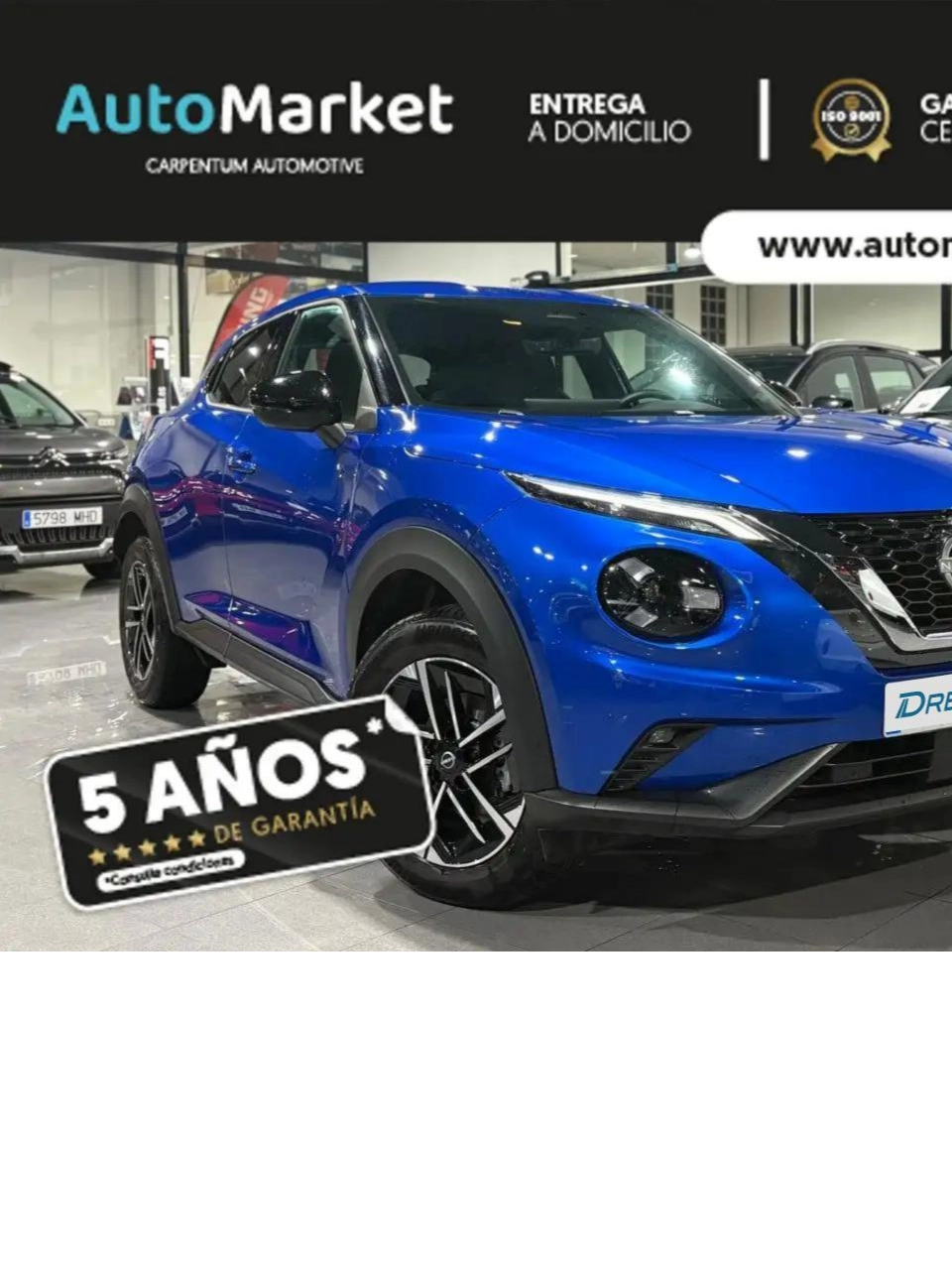 Renting Nissan Juke 1.6 N-Connecta 4x2 XTronic 117 Azul | Drenting, image size:960x1280