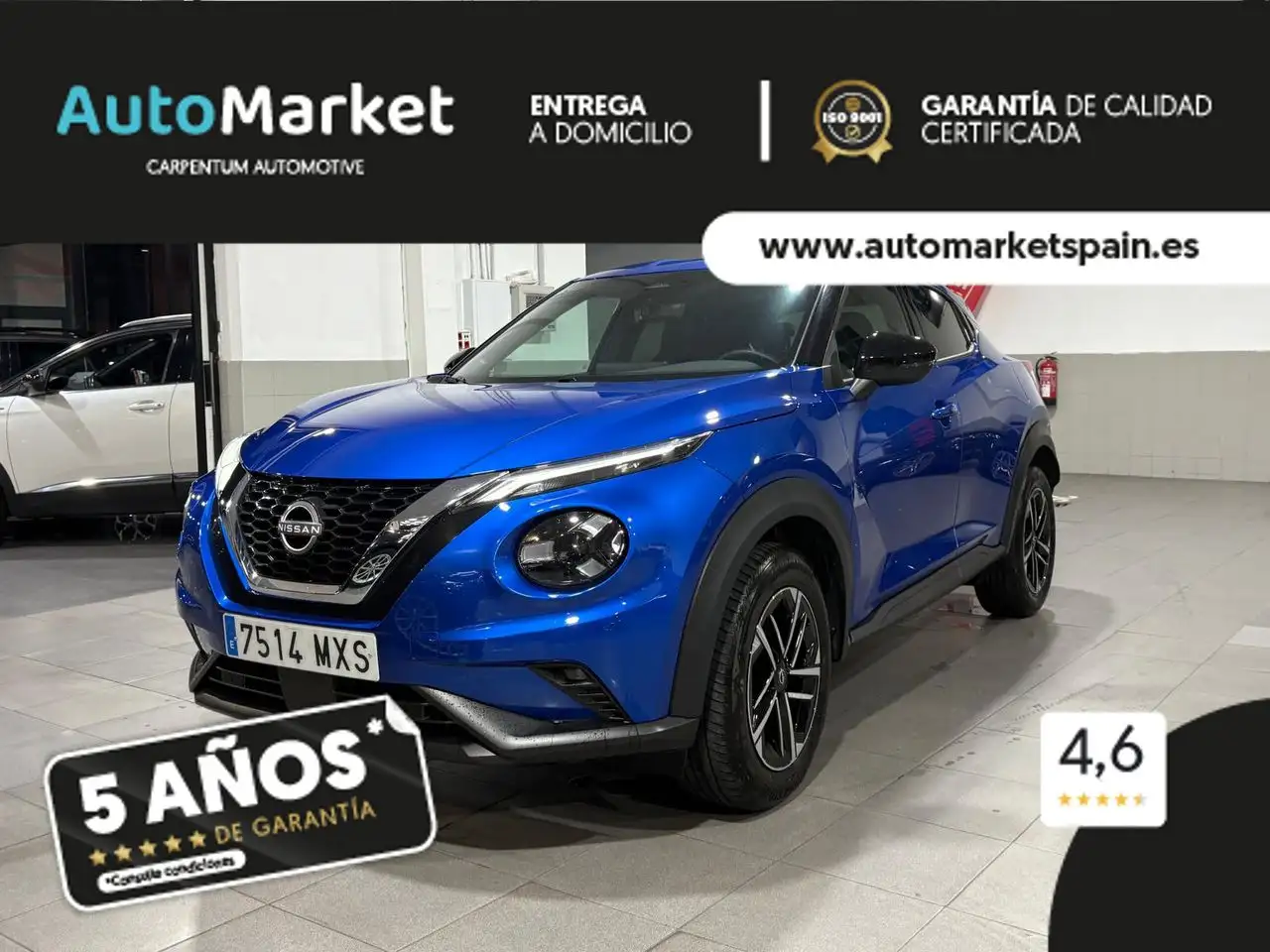 Renting Nissan Juke 1.6 N-Connecta 4x2 XTronic 117 Azul | Drenting, image size:1280x960