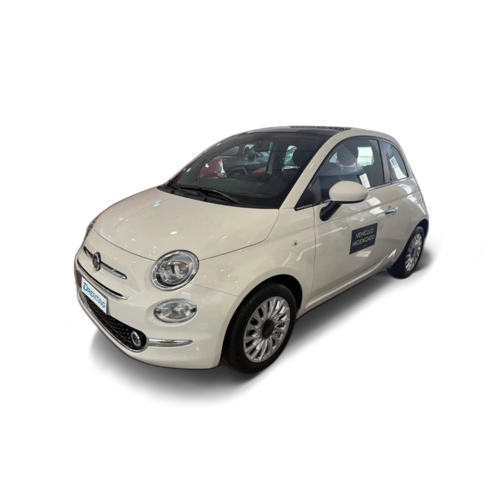 Renting Fiat 500 1.0 Hybrid Dolcevita 52kW Blanco 6 4