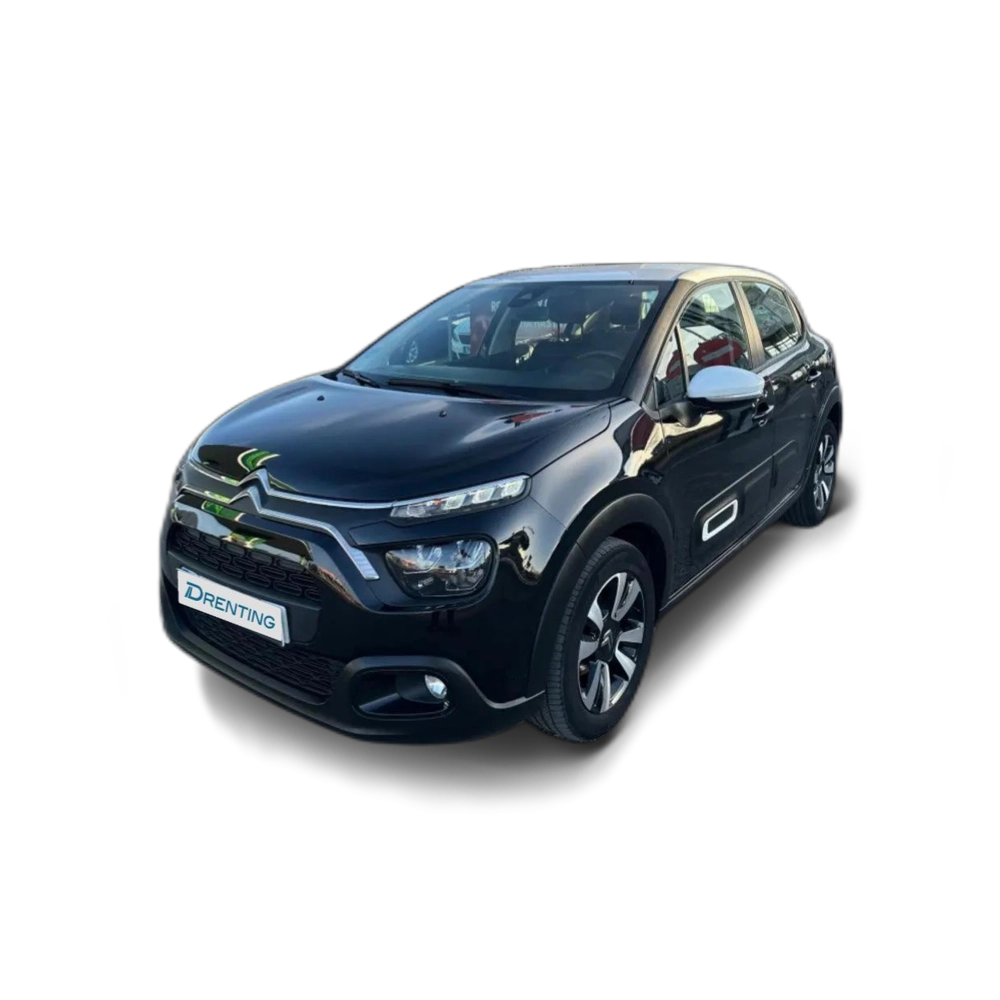 Renting Citroen C3 1.2 PureTech S&amp;S Feel Pack 83 Negro