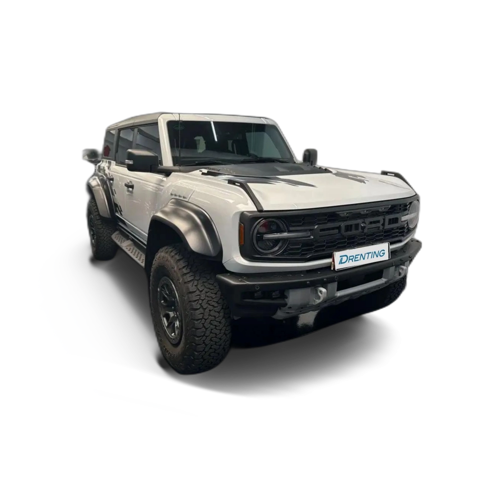 Renting Ford Bronco Raptor Blanco