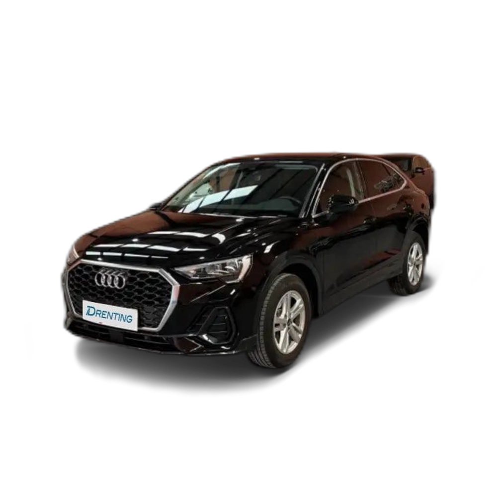 Renting Audi Q3 Sportback 45 TFSIe Black line S-tronic Negro 1