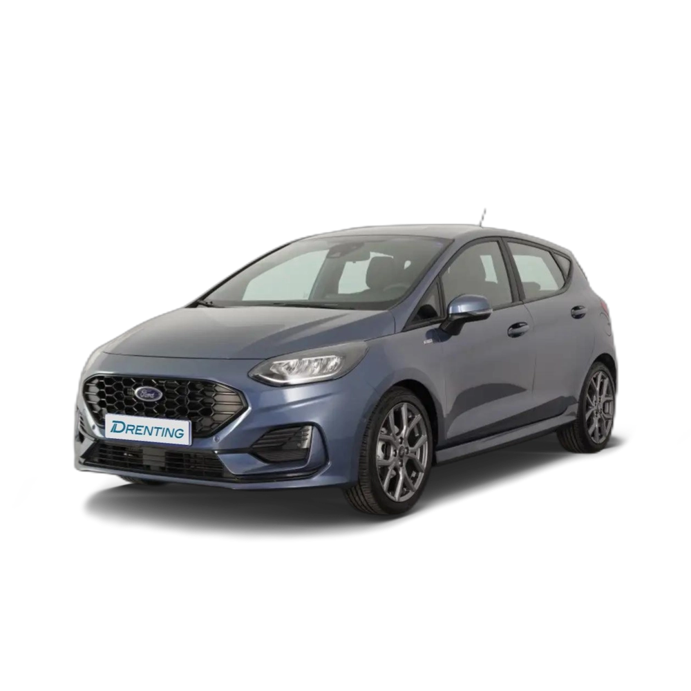 Renting Ford Fiesta 1.0 EcoBoost MHEV ST Line 125 Azul 1