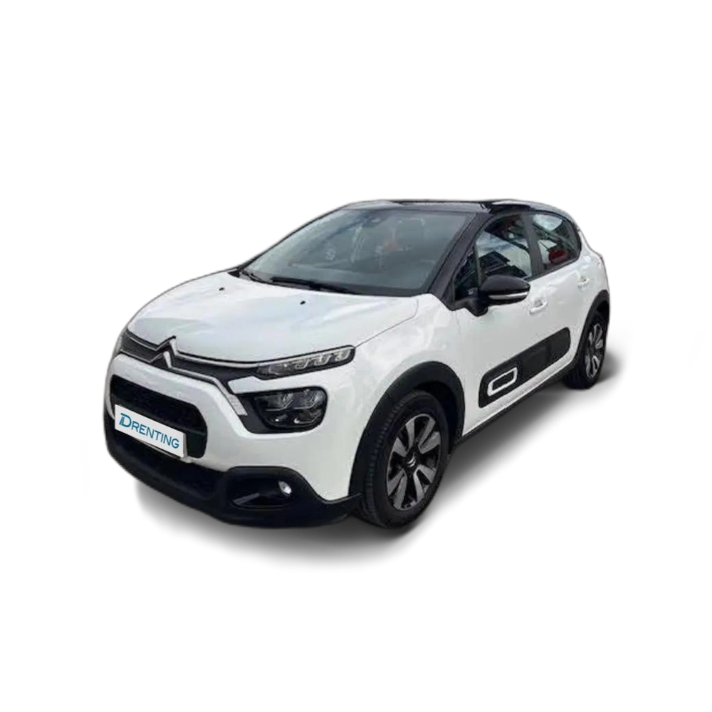 Renting Citroen C3 1.2 PureTech S&amp;S Feel Pack 83 Blanco