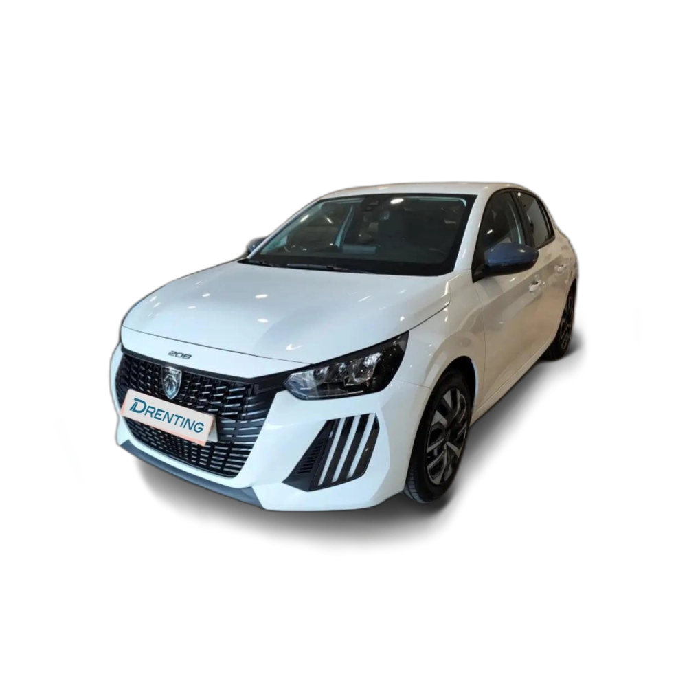 Renting Peugeot 208 1.2 Puretech S&amp;S Style 100 Blanco