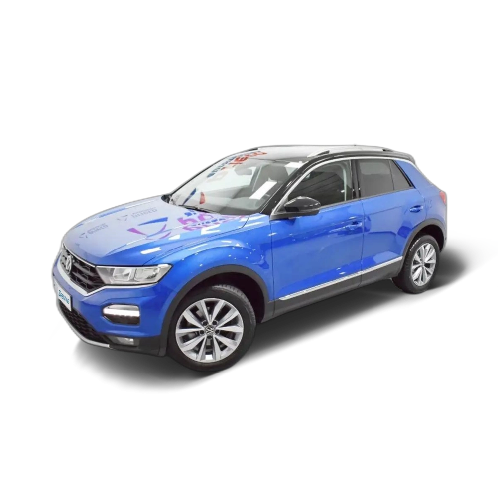 Renting Volkswagen T-Roc 2.0TDI Advance Style 85kW Azul