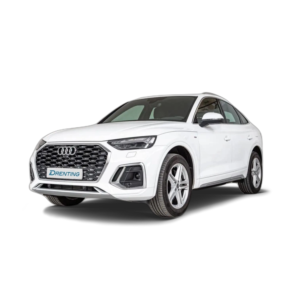 Renting Audi Q5 Sportback 55 TFSIe S line quattro-ultra S tronic Blanco