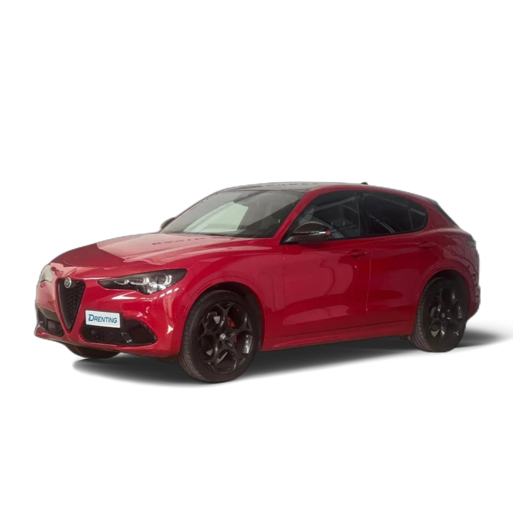 Renting Alfa Romeo Stelvio 2.2 Tributo Italiano Q4 210 Aut. Rojo