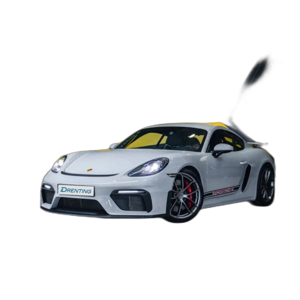 Renting Porsche Cayman GT4 Gris