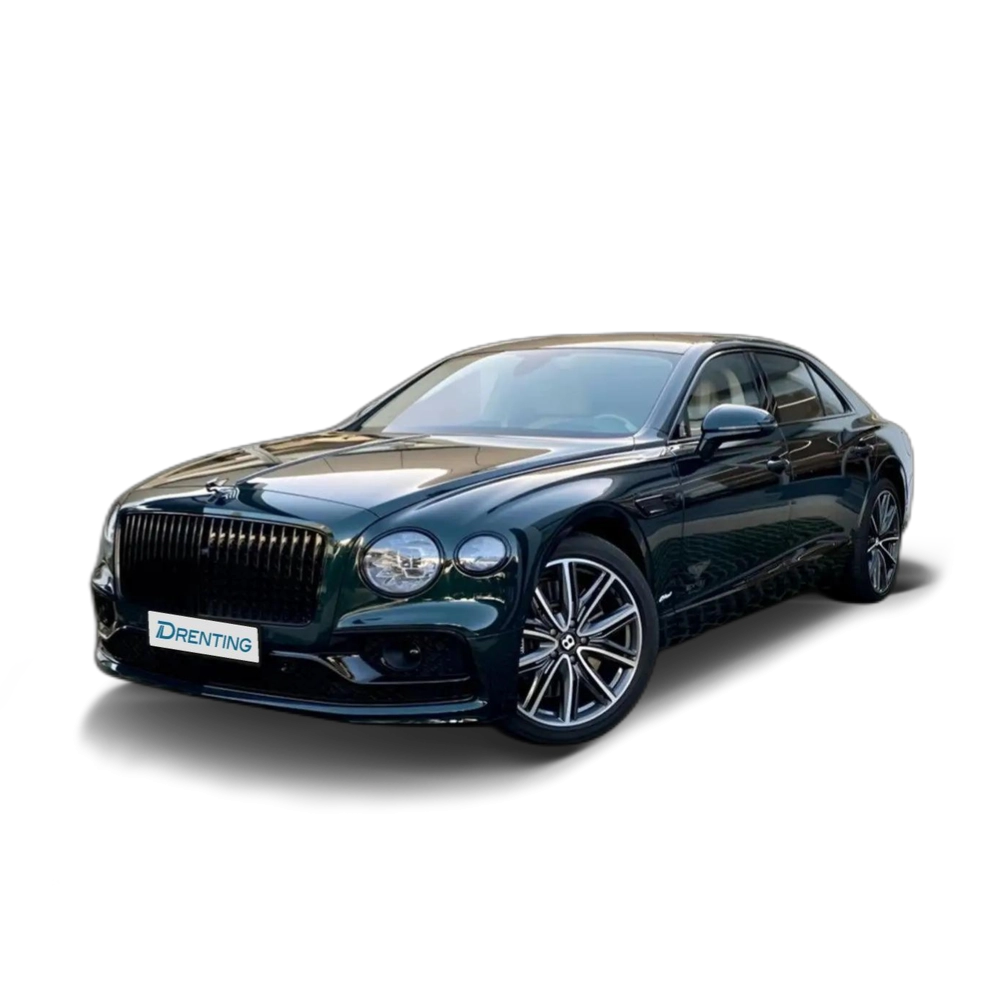 Renting Bentley Flying Spur Hybrid Verde