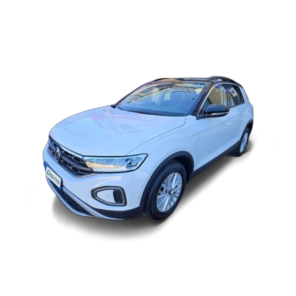 Renting Volkswagen T-Roc Life 1.0 TSI 81kW 110CV Blanco