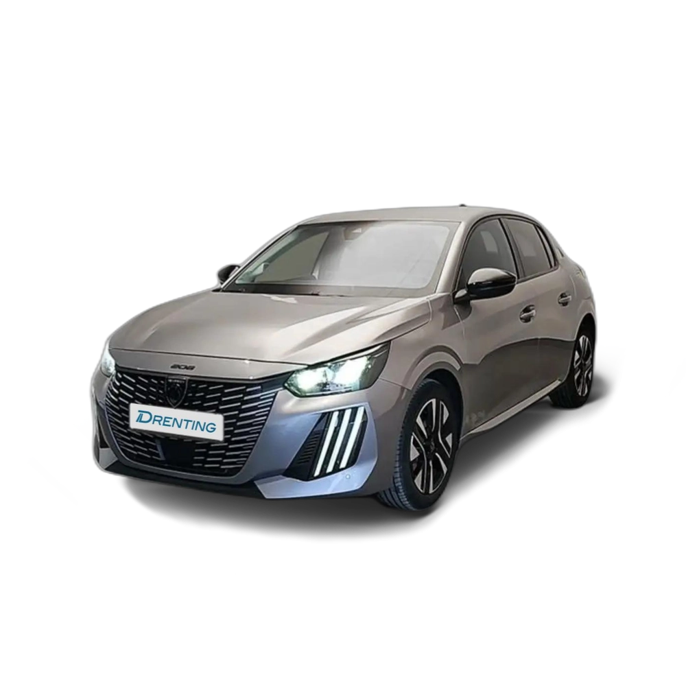 Renting Peugeot 208 1.2 Puretech S&amp;S Allure 100 Gris