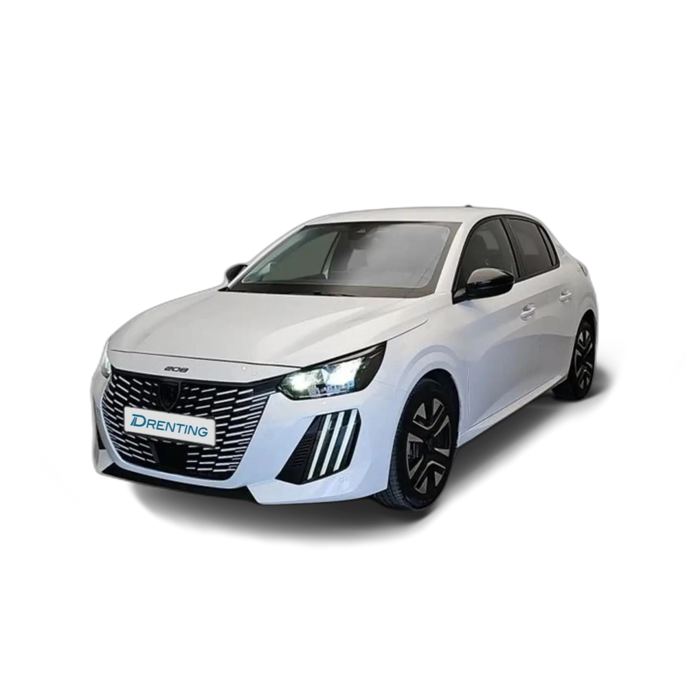 Renting Peugeot 208 1.2 Puretech S&amp;S Allure 100 Blanco 1