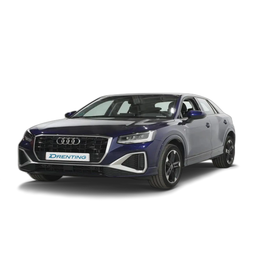 Renting Audi Q2 30 TDI S line S tronic 85kW Azul