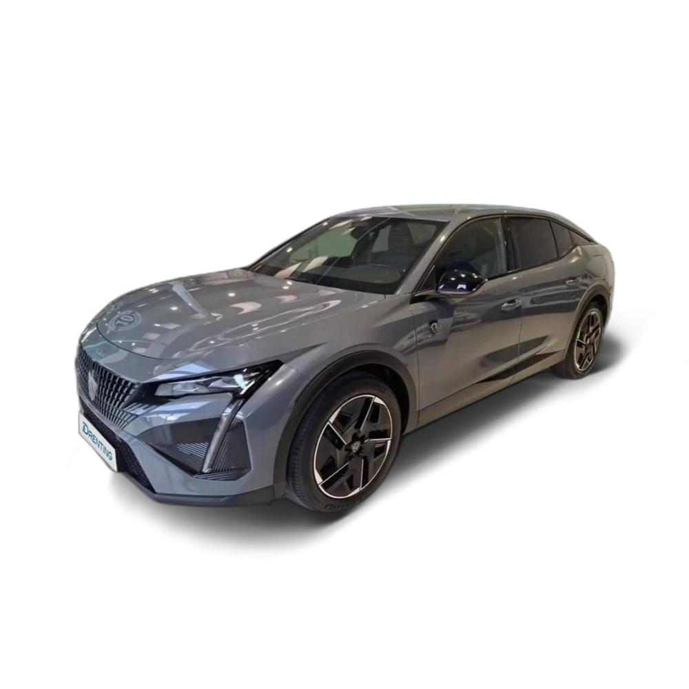 Renting Peugeot 408 PHEV 225 e-EAT8 GT Gris