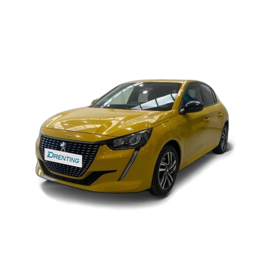 Renting Peugeot 208 PureTech 73kW (100CV) Allure Amarillo 1
