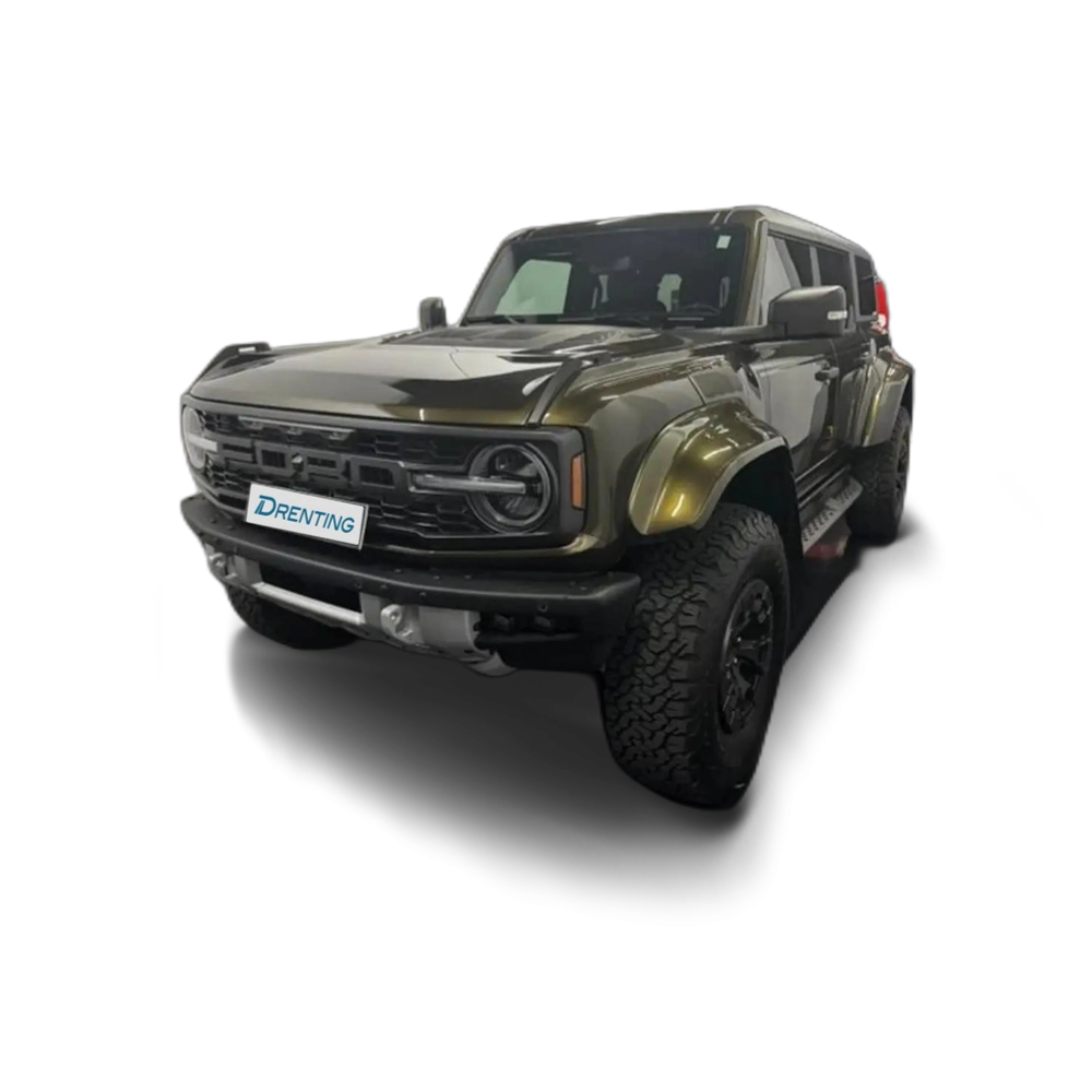 Renting Ford Bronco RAPTOR Verde
