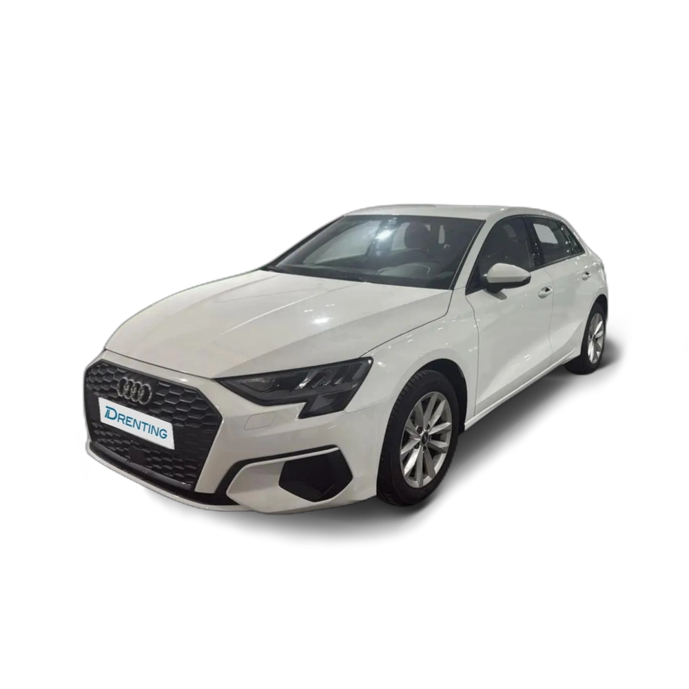 Renting Audi A3 Sportback 30 TFSI S tronic Blanco
