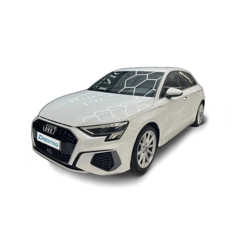 Renting Audi A3 Sportback 35TDI S line S tronic Blanco