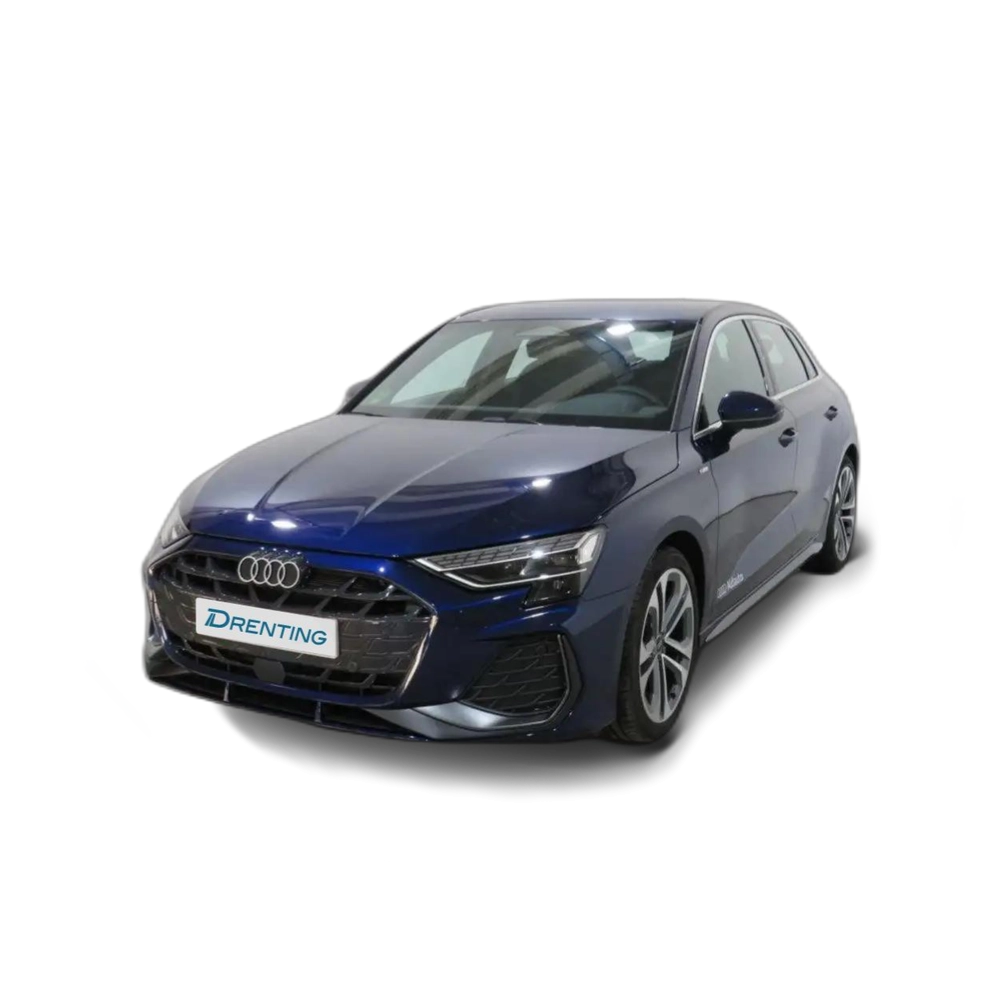 Renting Audi A3 Sportback TDI S line S tronic 110kW Azul