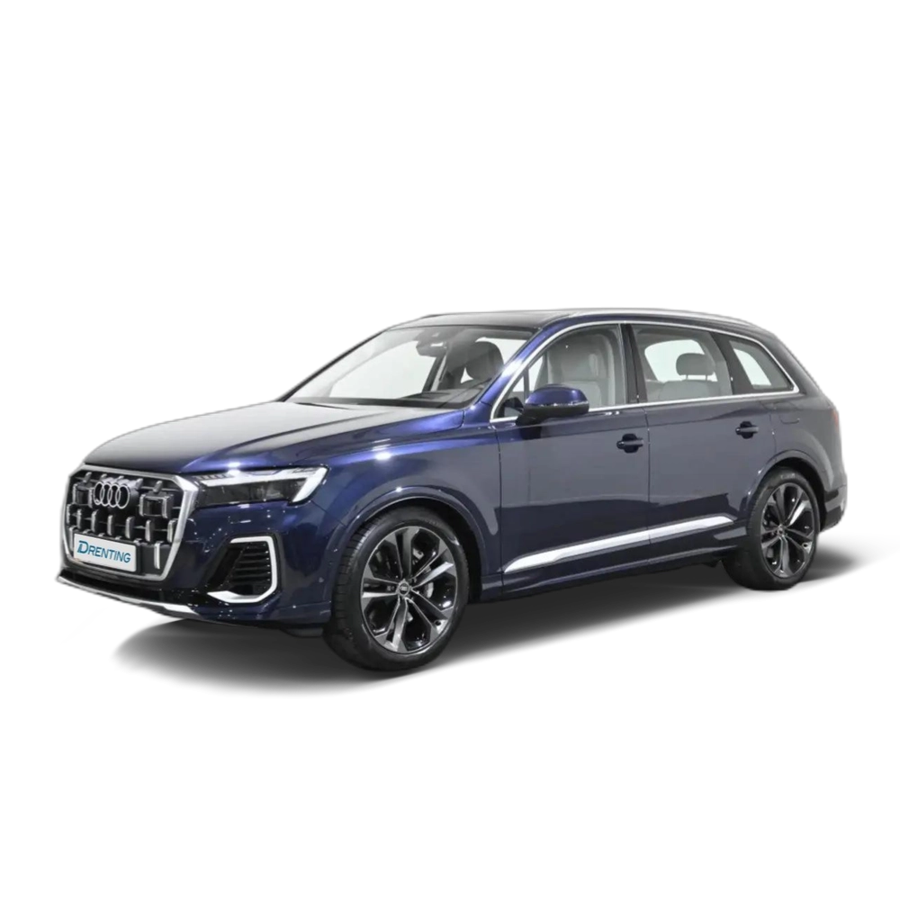 Renting Audi Q7 TFSIe Advanced quattro tiptronic 290kW Azul