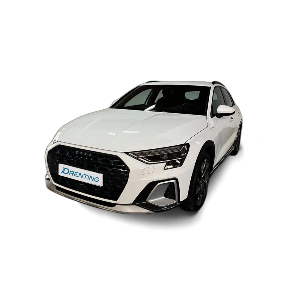 Renting Audi A3 TFSIe Genuine S-tronic 150kW Blanco 1