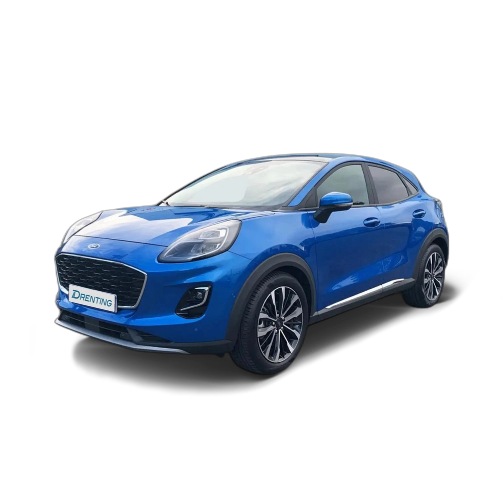 Renting Ford Puma 1.0 EcoBoost MHEV Titanium X Aut. 155 Azul 1