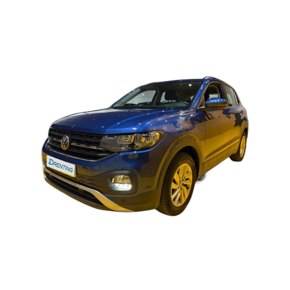 Renting Volkswagen T-Cross 1.0 TSI Advance Azul