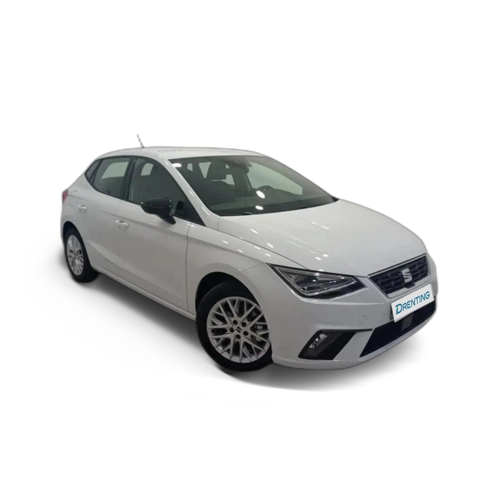 Renting SEAT Ibiza 1.0 TSI S&amp;S FR Salta 115 Blanco 1 2