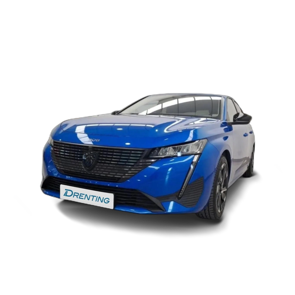 Renting Peugeot 308 1.2 PureTech S&amp;S Allure Pack 130 Azul 1
