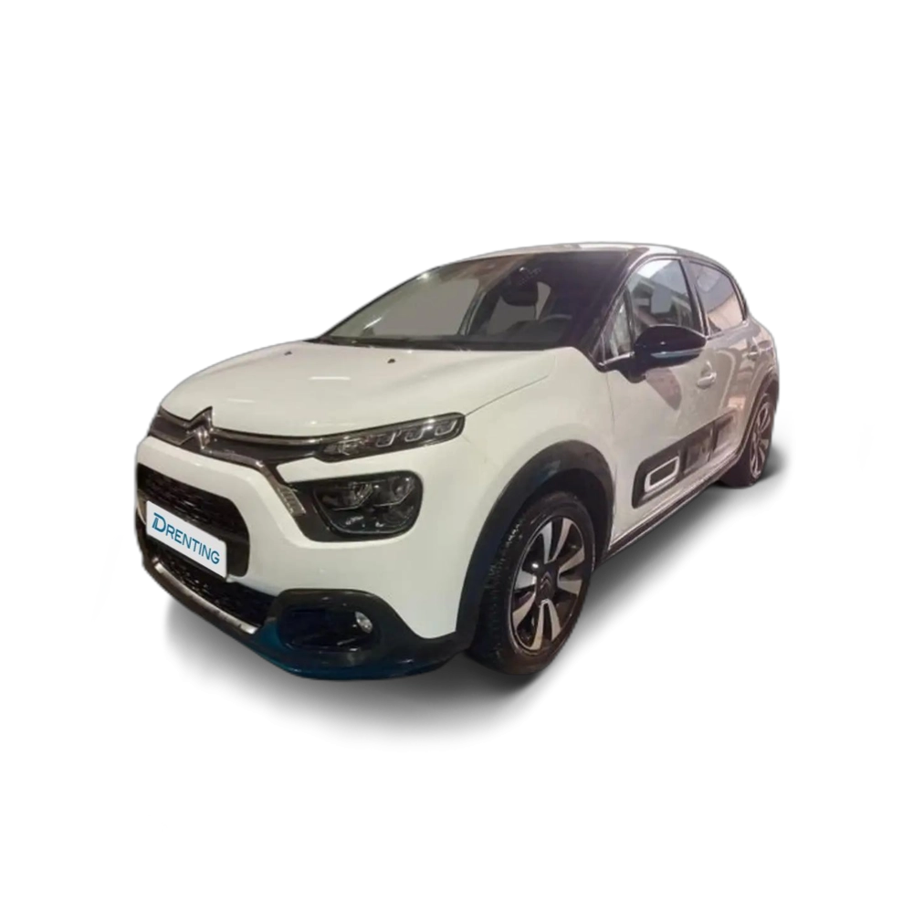 Renting Citroen C3 1.2 PureTech S&amp;S Max 83 Blanco 1