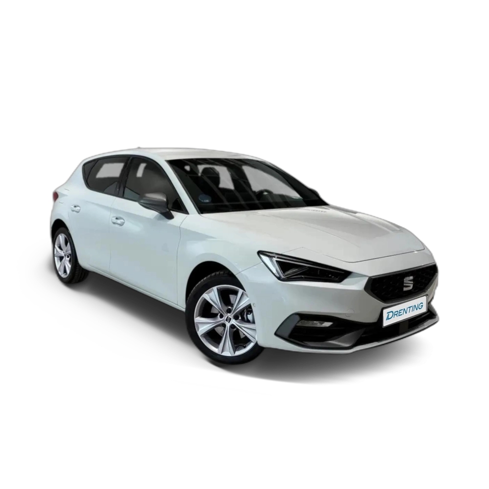Renting SEAT Leon 1.5 e-Hybrid S&amp;S FR XM DSG-6 204 Blanco