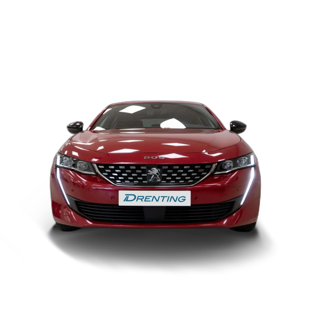 Renting Peugeot 508 1.6 PureTech S&amp;S GT Line EAT8 180 Rojo