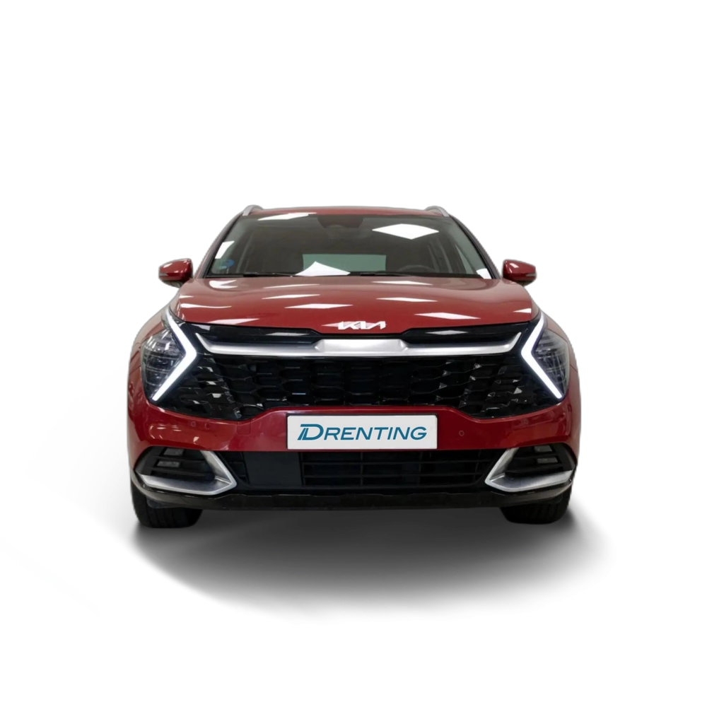 Renting Kia Sportage 1.6 T-GDi HEV 171kW (230CV) Tech 4x2 Rojo