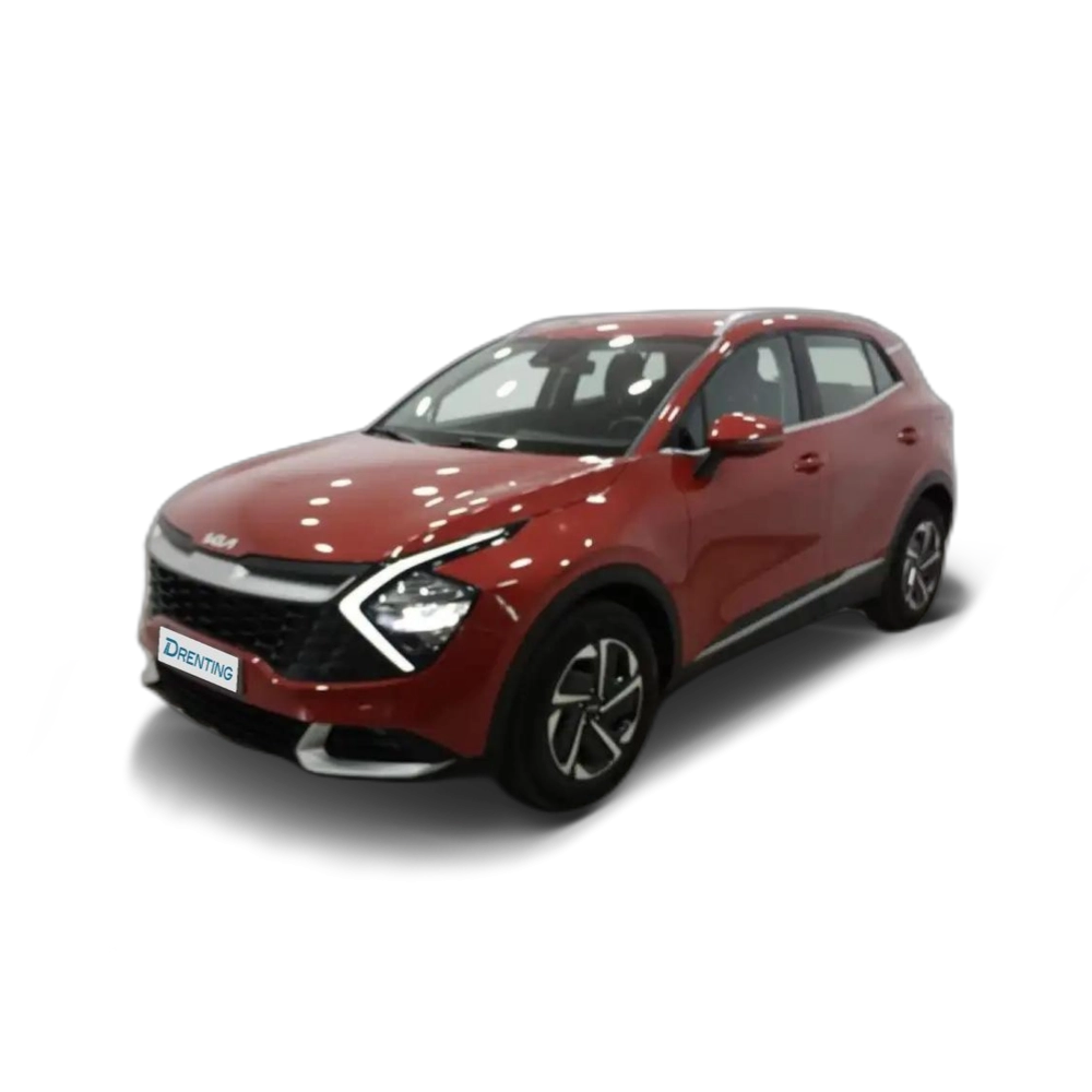Renting Kia Sportage 1.6 T-GDi HEV Drive 4X2 Rojo