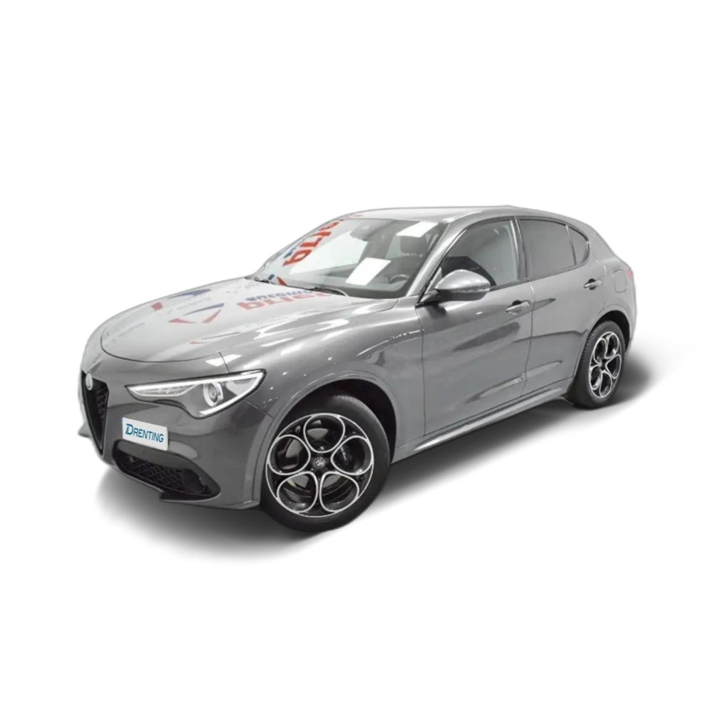 Renting Alfa Romeo Stelvio 2.2 Veloce Q4 210 Aut. Gris
